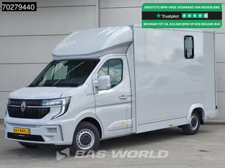 Renault Master 130PK 2025 model Paardenwagen Hengstenuitvoering / Horsetruck / Veewagen 18m3 Airco Cruise control