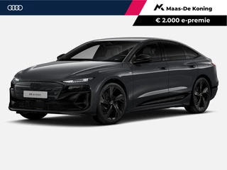 Hoofdafbeelding Audi A6 Sportback e-tron Audi A6 e-tron Sportback S edition 286 PK · Privacy glas · Opberg en bagagereuimtepakket · Sportstoel leder zwart