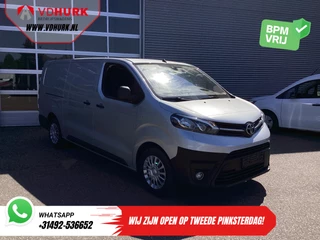 Toyota ProAce Worker 2.0 145 pk L3 2xSchuifdeur/ Adapt.Cruise/ Head Up/ Standkachel/ Stoelverw./ Carplay/ Trekhaak/ PDC
