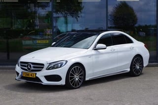 Mercedes-Benz C-Klasse 220 CDI 170 PK Automaat Prestige AMG-Line, Panoramadak, LED, 19" LM, Leder,