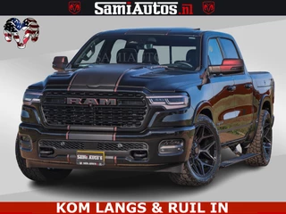 Dodge Ram Pick-Up Limited Night High Output 540HP 706Nm | Massage + Full Option | De Meest Luxe en Volle in zijn Klasse | Comfortabele Dubbele Cabine met Royale 5 Zitplaatsen | BPM vrij | Nu Leverbaar uit Voorraad | Voorraad Nr 2335 - 5153 |