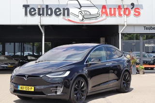 Hoofdafbeelding Tesla Model X Tesla Model X 90D Base 6p. SOH 92%, Camera rondom, Navigatie, 6 Persoons, Cruise control, Lederen interieur