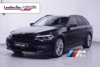 BMW 5-serie Touring 530 D sportline HUD led koplampen lederen electrische stoelen met memo private glas 19"lmv DAB digitale cockpit 360 camera automatisch grootlicht hoogglans shadowline