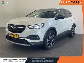 Opel Grandland X 1.2 Turbo Ultimate Trekhaak Leder Stoelventilatie Camera Navigatie Stoelverwarming Voor en Achter DENON Audio Cruise Control LED Koplampen Keyless Entry Stuurwielverwarming 19 Inch