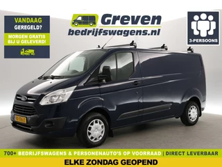 Ford Transit Custom 290 2.0 TDCI L2H1 | Airco | Cruise | 3-Zits | Trekh. | Parkeersens. | Navigatie 