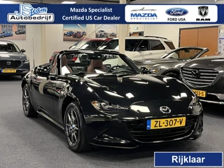 Hoofdafbeelding Mazda MX-5 Mazda MX-5 ND Roadster 1.5 SkyActiv-G 132PK GT-M Bose Leder Camera PDC Apple CarPlay