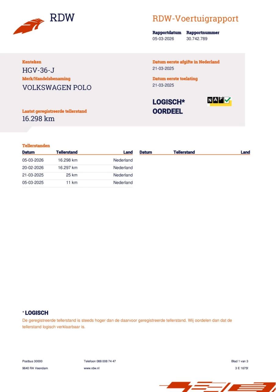 Hoofdafbeelding Volkswagen Polo