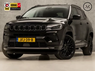 Jeep Compass 4xe 240 Plug-in Hybrid S Black Sport 240Pk Automaat (VIRTUAL COCKPIT, APPLE CARPLAY, LEDER, STUUR/STOELVERWARMING, GETINT GLAS, ADAPTIVE CRUISE, CAMERA, KEYLESS, NIEUWSTAAT)