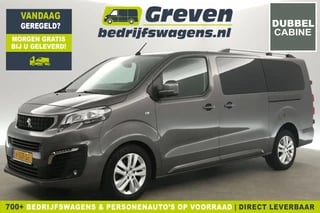 Peugeot Expert 231L 2.0 BlueHDI L3H1 177PK Automaat | Dubbele Cabine | 5 Persoons | Airco Camera Carplay Cruise 2xSchuifdeur Navi PDC 17"LMV