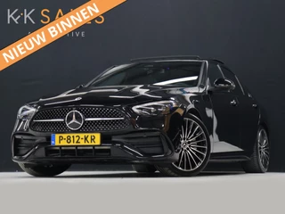 Mercedes-Benz C-Klasse 200 Launch Edition AMG Line [SCHUIFKANTELDAK, BURMESTER, HEAD-UP, SFEERVERLICHTING, MEMORY SEATS, 360 CAMERA, STOELVERWARMING, ADAPTIVE CRUISE, VOL LEDER, CLIMATE, NIEUWSTAAT]