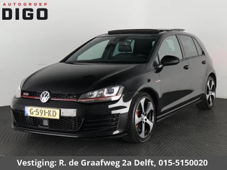 Volkswagen Golf 2.0 TSI GTI Performance Automaat | Scchuif-/Kanteldak | Navigatie | Camera | Leder | Privacy Glass |