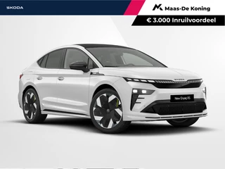 Hoofdafbeelding Škoda Enyaq Coupe Škoda Enyaq coupé iv RS Elektromotor 250 kW / 340 PK SUV | 21'' inch Vision Velgen | Business Upgrade Advanced | Trekhaak wegklapbaar | €3000,- inruilpremie