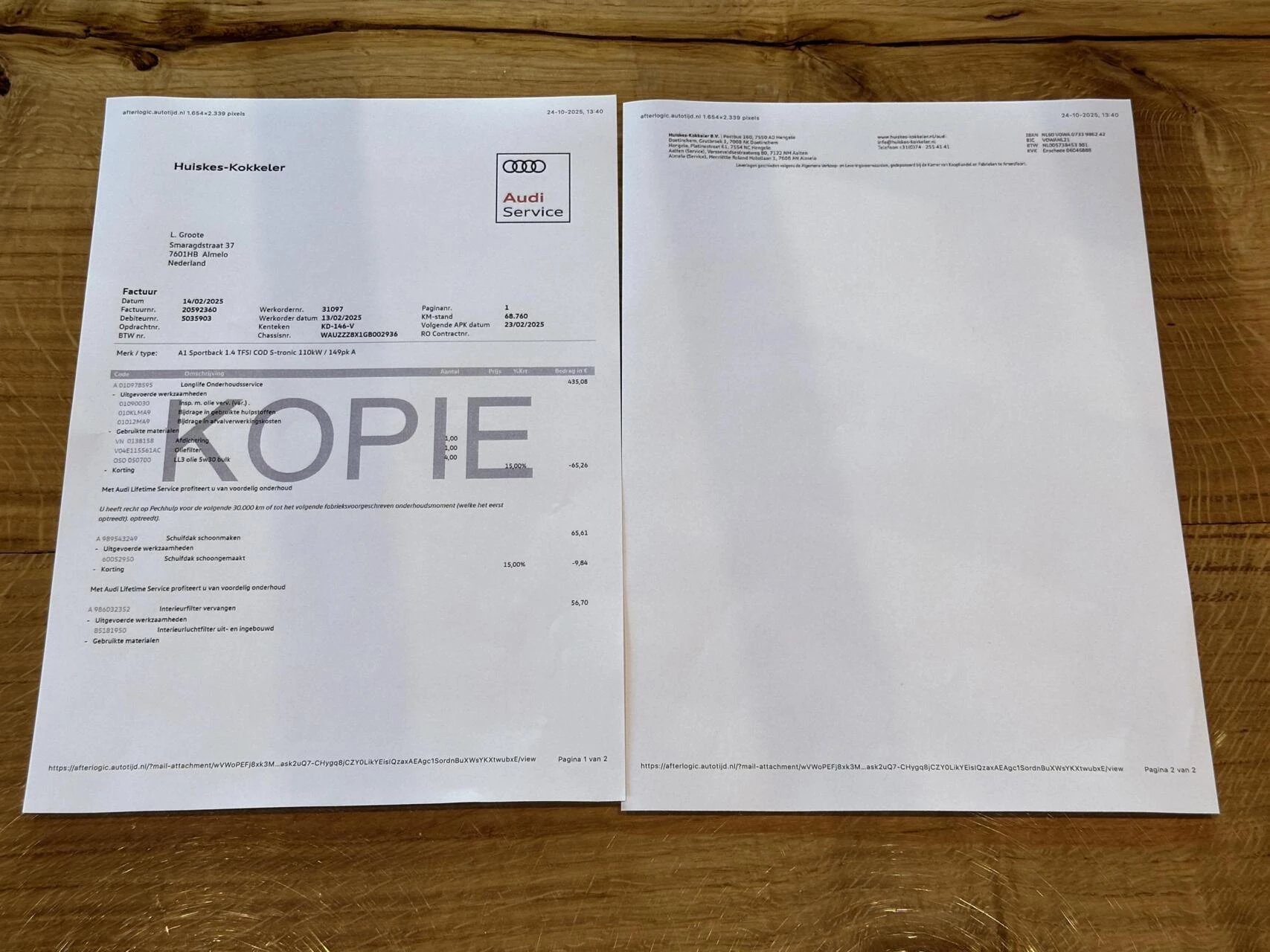 Hoofdafbeelding Audi A1 Sportback