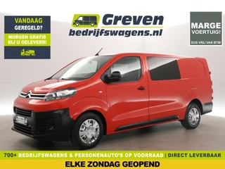 Citroën Jumpy BlueHDI L3H1 | MARGE! | Dubbele Cabine | 5 Persoons | Airco Carplay Cruise Navi PDC