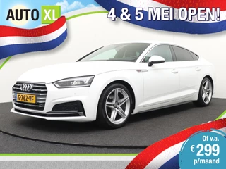 Audi A5 Sportback S-line Half-Leder/Sportstoel 18'LMV Camera Stoelverw.