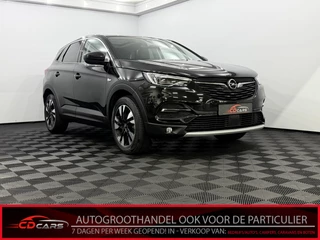 Opel Grandland X 1.2 Turbo Ultimate Pano, Leder, Camera, Navi, Winterpakket, Elektrische achterklep, Memory stoelen, Rijstrook correctie, A start stop