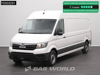 MAN TGE 3.180 Automaat 180PK L4H3 Airco Camera Parkeersensoren v+a Euro6 L3H2 Airco Cruise control