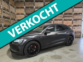 Audi E-tron E-tron 50 quattro Launch edition plus 71 kWh Pano Leder MATZWART 22"LM