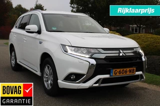 Hoofdafbeelding Mitsubishi Outlander Mitsubishi Outlander 2.4 PHEV 240pk Pure automaat ECC/navi/cruise/camera/trekhaak