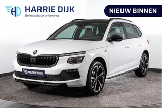 Hoofdafbeelding Škoda Kamiq Škoda Kamiq 1.5 TSI 150 PK Monte Carlo - DSG Automaat | Pano | Dig. Cockpit | Adapt. Cruise | Stoelverw. | Camera | PDC | NAV + App. Connect | ECC | LED | LM 18" | 3771