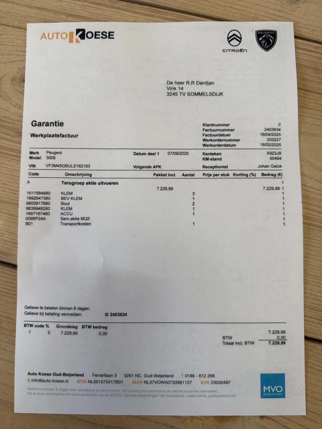 Hoofdafbeelding Peugeot 3008