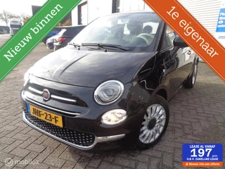 Hoofdafbeelding Fiat 500 Fiat 500 1.0 Hybrid Lounge/Big Navi/Carplay/DAB/Airco/Cruise/Lm velgen/1st eig