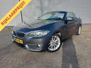 Hoofdafbeelding BMW 2 Serie BMW 2-serie Cabrio 218i High Executive, airco,navigatie,stoelverwarming,parkeersensoren,cruisecontrol,