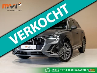 Audi Q3 35 TFSI 2x S Line / 150pk / Stoel en stuur verwarming / Achteruitrij camera / Sfeerverlichting /