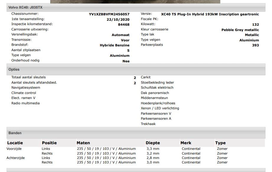 Hoofdafbeelding Volvo XC40