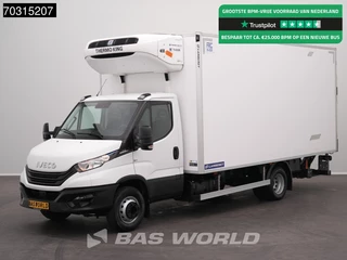 Hoofdafbeelding Iveco Daily Iveco Daily 72C21 3.0L Automaat 1000KG Laadklep Zijdeur Lamberet Luchtvering Koelwagen Vriezer 210PK Airco Cruise Camera Euro6 Koel Koeler Kühl Kühler Kühlwagen Kühlkoffer Vries Vriezer Vrieswagen Frigo Airco Cruise control