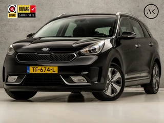 Kia Niro 1.6 GDi Hybrid DynamicLine 142Pk Automaat (APPLE CARPLAY, NAVIGATIE, LEDER, CAMERA, SPORTSTOELEN, XENON, PARKEERSENSOREN, NIEUWE APK, NIEUWSTAAT)