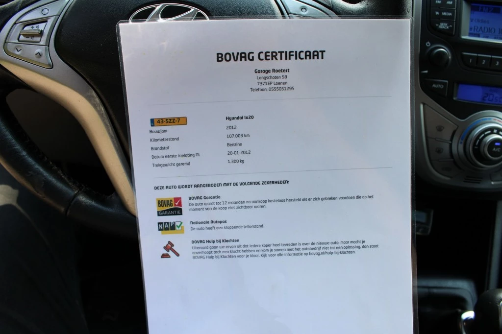 Hoofdafbeelding Hyundai ix20