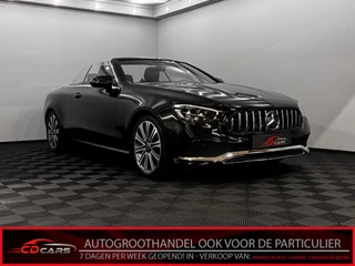 Mercedes-Benz E-Klasse Cabrio 200 AMG Line Leder, Camera, Navi, Burmeister, Stoelverwarming, Elektrische achterklep, Sfeerverlichting