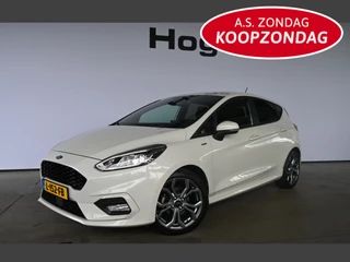 Ford Fiesta 1.0 EcoBoost ST-Line Navigatie Stuur/Stoelverwarming LED Carplay Rijklaarprijs! Inruil Mogelijk!
