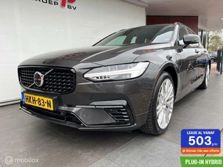 Hoofdafbeelding Volvo V90 Volvo V90 2.0 T6 AWD R-DESIGN PHEV | GOOGLE NAV | PANO | VOL