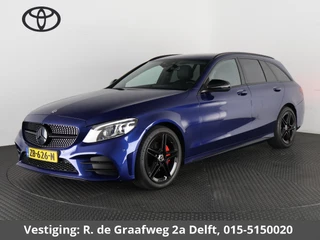 Mercedes-Benz C-klasse Estate 180 Business Solution AMG Automaat | 1e eigenaar | Navigatie | Trekhaak | Camera | Half Leder |