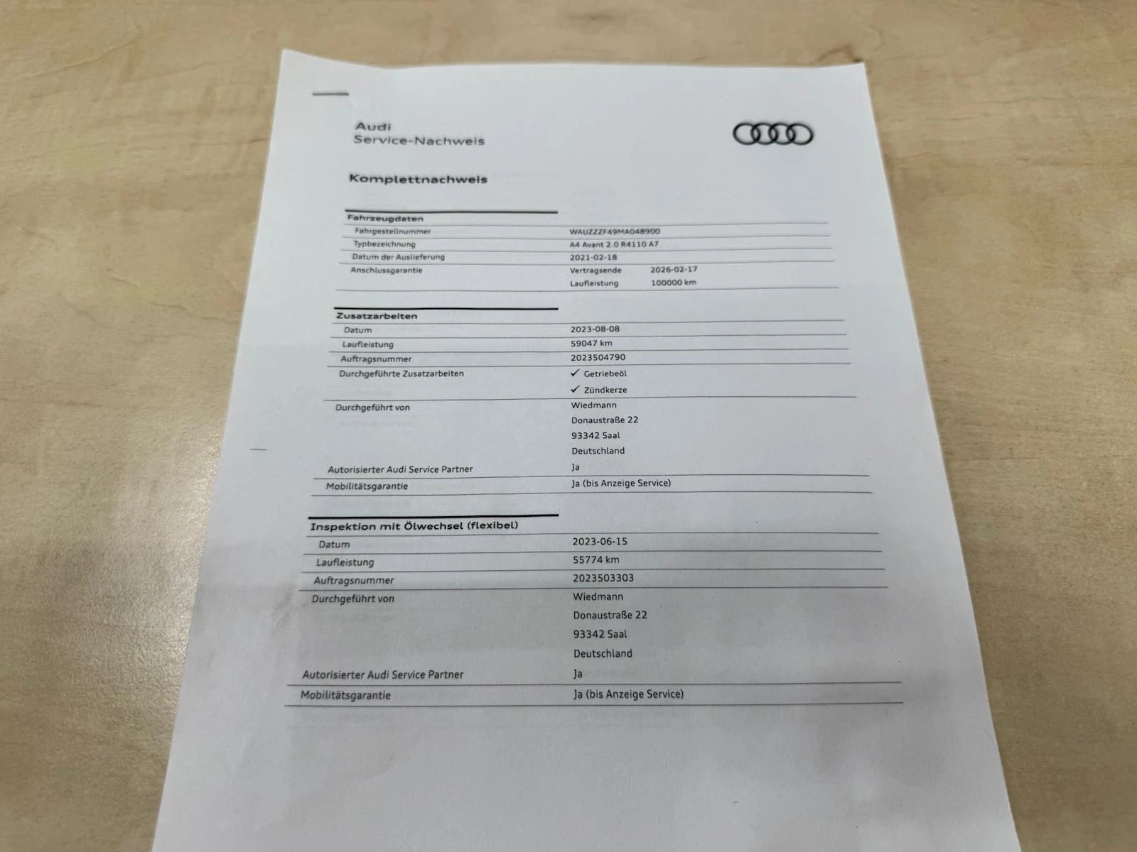 Hoofdafbeelding Audi A4