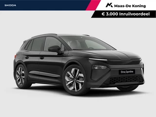 Škoda Elroq Sportline Elektromotor 210 kW / 286 PK SUV Black Magic | Trekhaak wegklapbaar | 3.000,- inruilbonus!!