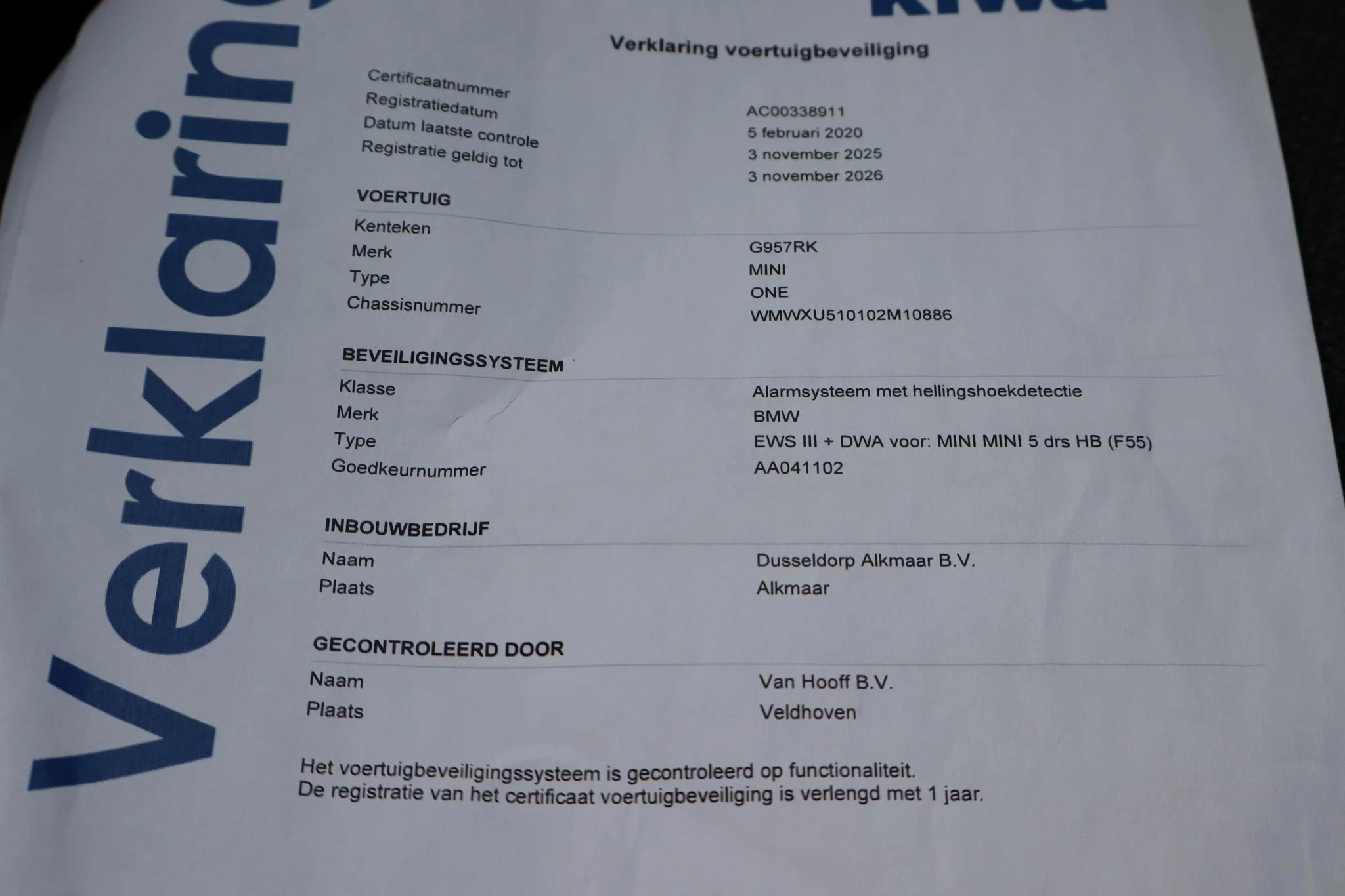 Hoofdafbeelding MINI One