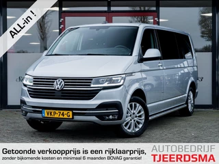 Volkswagen Transporter 2.0 TDI L2H1 32 DC Bulli | Trekhaak | Glasslook | Camera | Navigatie | Airco | Adaptieve Cruise Control | LED Koplampen | Vloerplaat | Wandbekleding | Sidebars | Metallic Lak | Parkeersensoren | Virtual Cockpit | Bluetooth | Apple Carplay | Android Auto | Discovery Pro |