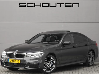 BMW 5 Serie 540i M-Sport High Executive Schuifdak HUD ACC 360° H&K Stuurverw