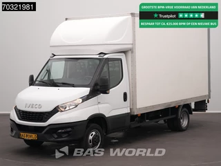 Iveco Daily 35C14 D'Hollandia Laadklep Dubbellucht Bakwagen Airco Cruise Euro6 Meubelbak Koffer Airco Cruise control