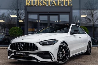 Hoofdafbeelding Mercedes-Benz C-Klasse Mercedes C-klasse 300 4MATIC AMG Line|PANO|BURMESTER|360|ACC