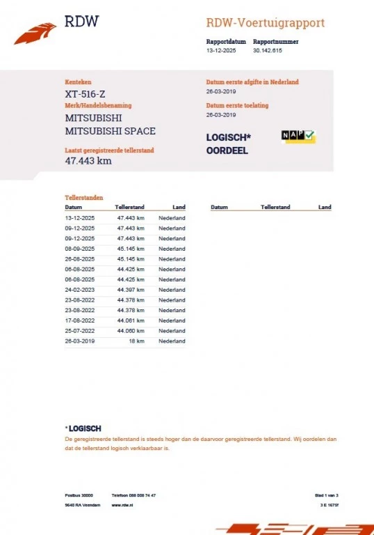 Hoofdafbeelding Mitsubishi Space Star