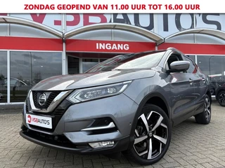 Nissan QASHQAI 1.6 DIG-T 163PK N-CONNECTA LED HALF-LEER NAVI PANO-DAK TREKHAAK CAMERA AIRCO