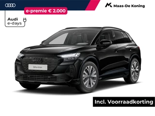 Hoofdafbeelding Audi Q4 e-tron Audi Q4 e-tron 45 quattro Advanced edition 286 PK · Assist. pakket plus · Comfortpakket · Optiekpakket zwart plus