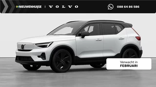 Hoofdafbeelding Volvo EX40 Volvo EX40 Single Motor Extended Range Ultra Black Ed. 82 kWh | Pixel Led | Stoel/stuur verwarming | Harman/Kardon | 20"velgen | Schuif/kantel Panoramadak | 360° Camera | DAB | Keyless entry/start |