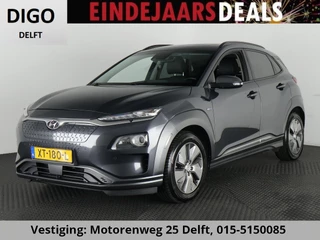 Hyundai Kona EV PRIMIUM 64 KWh ACCU 96% GARANTIE 2019* 1e EIG BEREIK TOT 487 KM WLTP!!! SCHUIFDAK ZEER LUXE