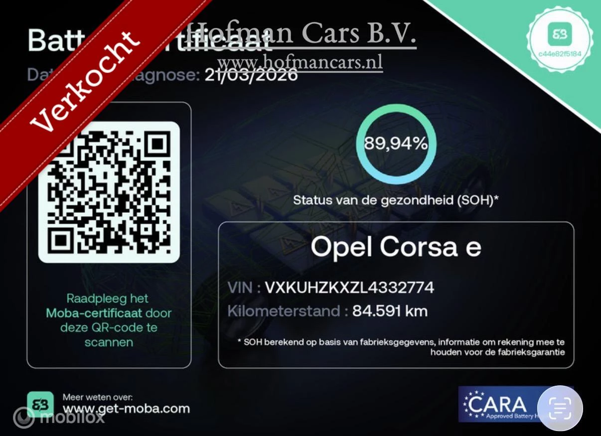 Hoofdafbeelding Opel Corsa-e