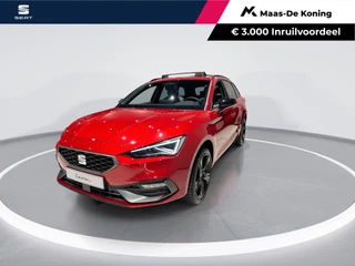 SEAT Leon Sportstourer 1.5 TSI e-Hybrid FR PHEV | Black Pack | Technology Pack | Panoramadak | SEAT Audio System| 18 Inch | Matrix LED | Dinamica® zwart, elektrisch verstelbaar | 3000,- Euro Herwaardering!